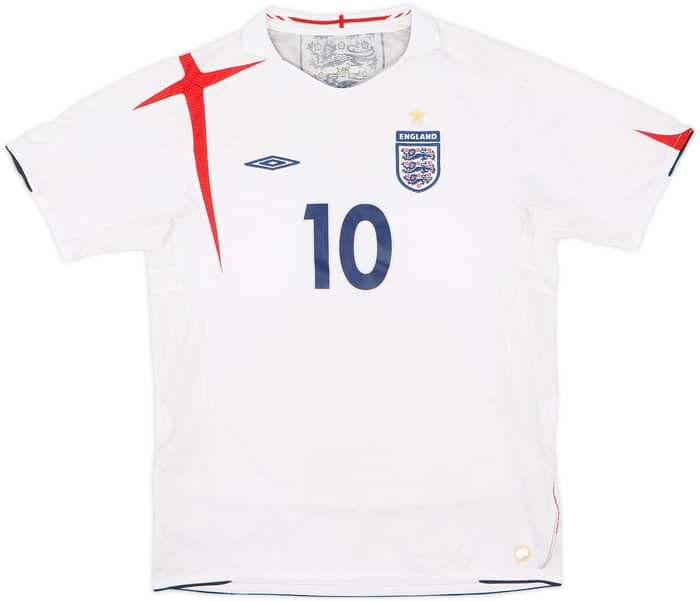 2005-07 England Home Shirt Owen #10 - 6/10 - (XL.Boys)