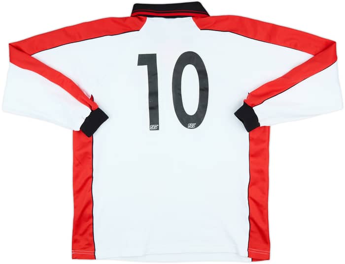 2000-01 Brechin City Match Issue Away L/S Shirt #10