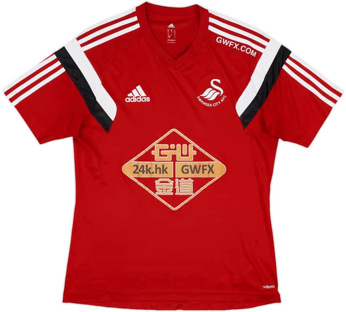 2014-15 Swansea adizero Training Shirt - 6/10 - (M)