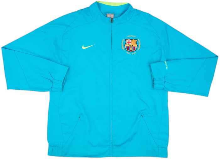 2007-08 Barcelona Nike Track Jacket Ronaldinho #10 - 7/10 - (L)
