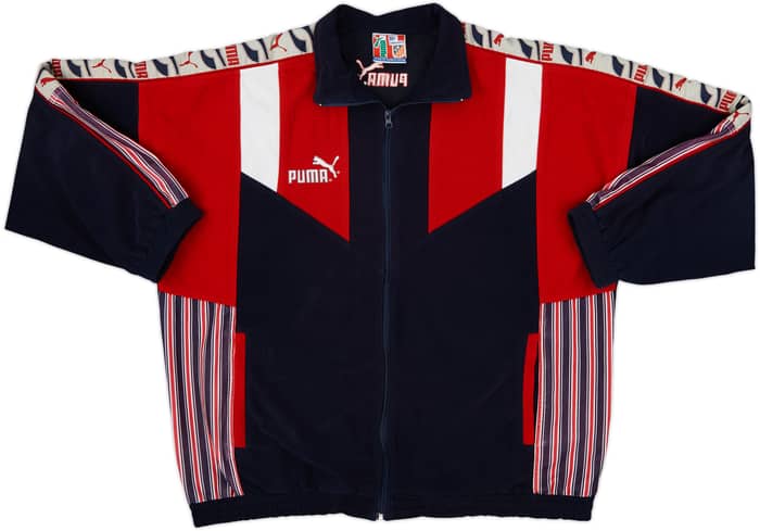 1994-96 Atletico Madrid Puma Track Jacket - 7/10 - (XL)