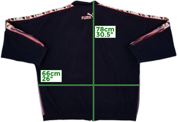 1994-96 Atletico Madrid Puma Track Jacket - 7/10 - (XL)