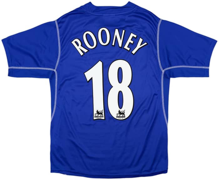 2002-03 Everton Home Shirt Rooney #18 - 9/10 - (L)