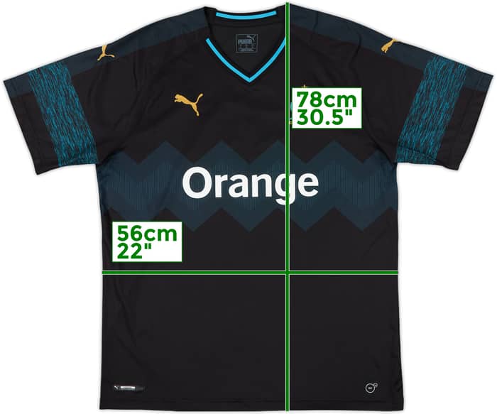 2018-19 Olympique Marseille Away Shirt Balotelli #9 - 10/10 - (XL)