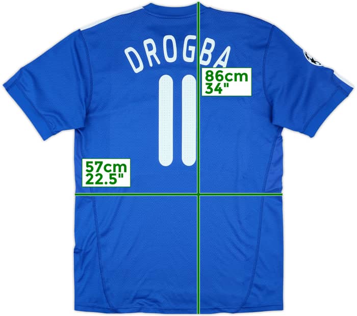 2009-10 Chelsea Home Shirt Drogba #11 - 5/10 - (XL)