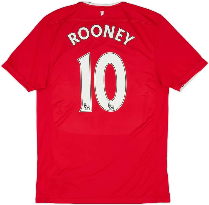 2011-12 Manchester United Home Shirt Rooney #10 - 6/10 - (L)