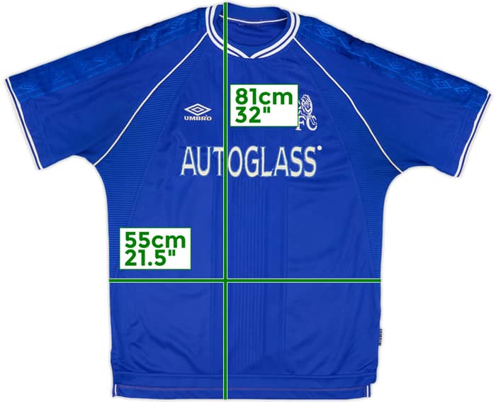 1999-01 Chelsea Home Shirt Desailly #6 - 6/10 - (XL)