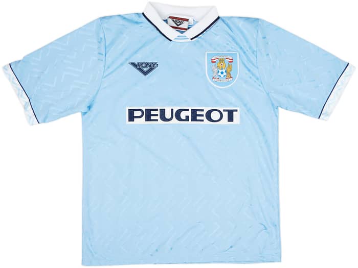 1994-96 Coventry Home Shirt Ndlovu #9 - 8/10 - (L)