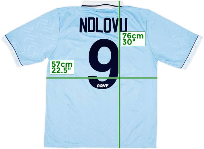 1994-96 Coventry Home Shirt Ndlovu #9 - 8/10 - (L)