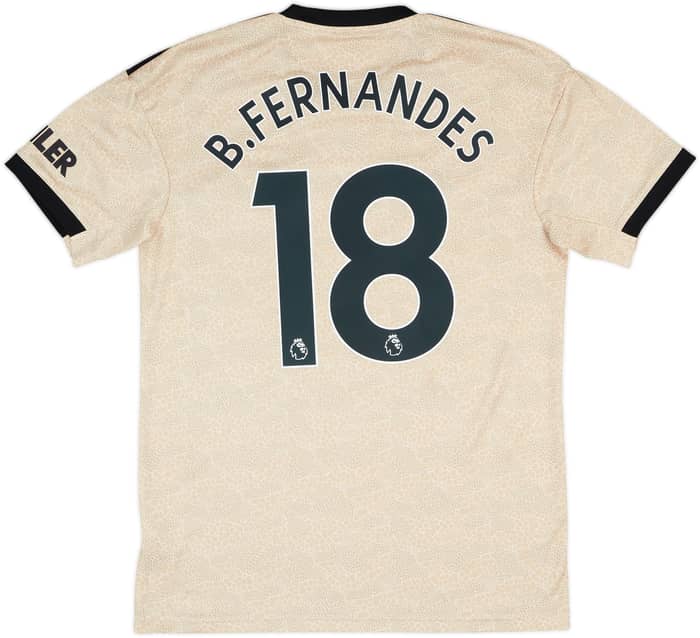 2019-20 Manchester United Away Shirt B.Fernandes #18 - 10/10 - (M)