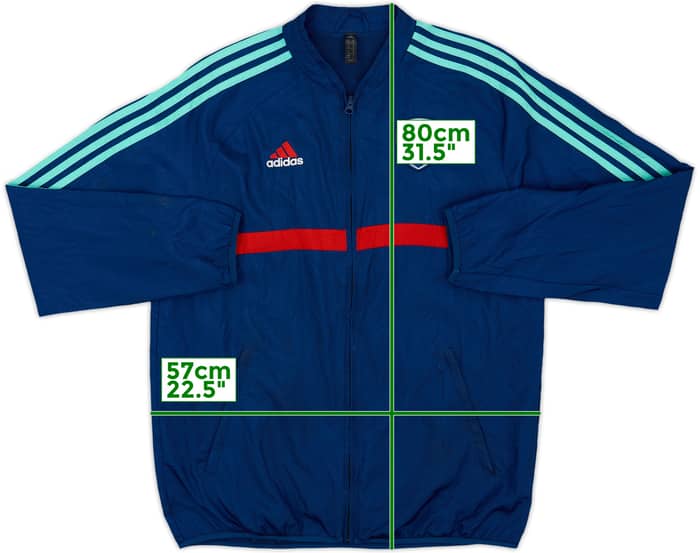 2021-22 Arsenal adidas Rain Jacket - 9/10 - (M)