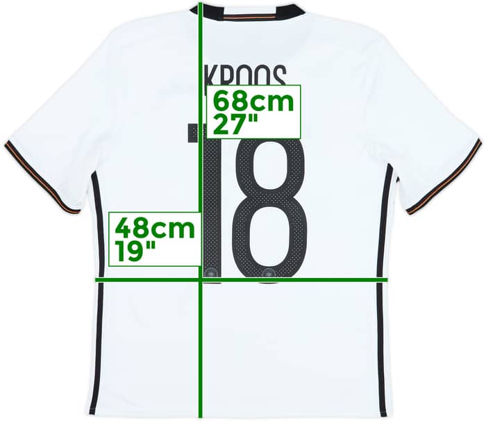 2015-16 Germany Home Shirt Kroos #18 - 8/10 - (XL.Boys)