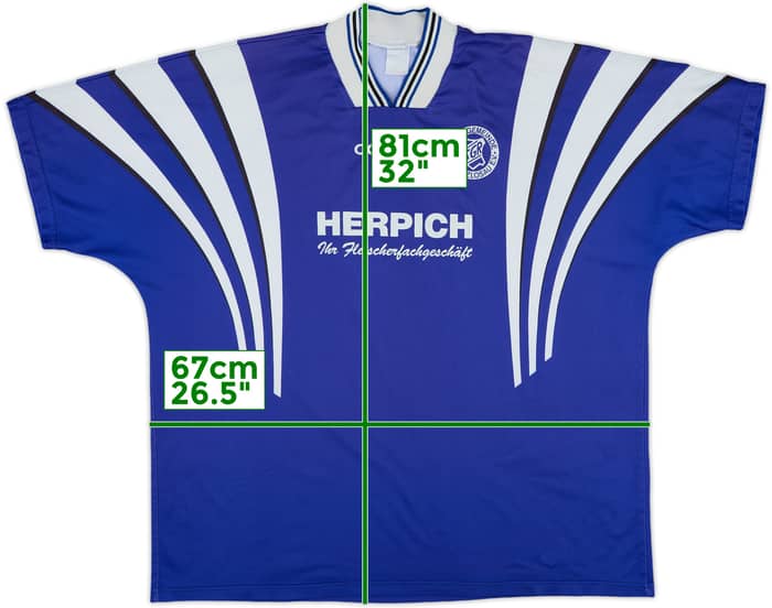 1996-97 adidas Template Shirt (SG Regnitzlosau) #3 - 6/10 - (XXL)