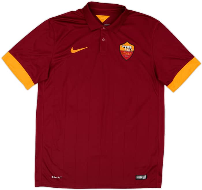 2015-16 Roma Home Shirt De Rossi #16 - 10/10 - (M)