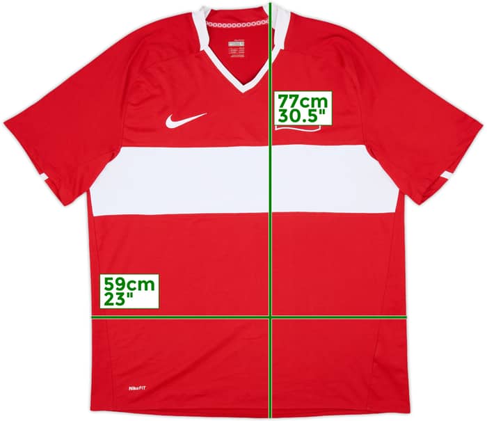 2008-10 Turkey Home Shirt - 8/10 - (L)