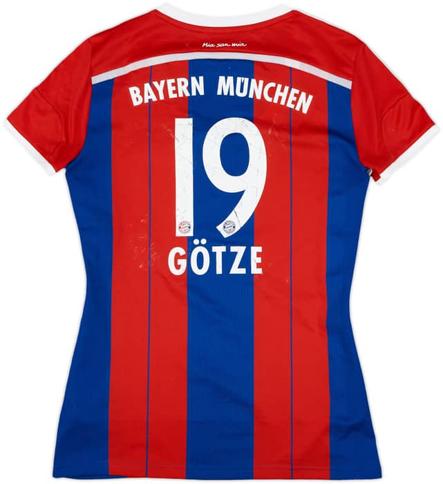 2014-15 Bayern Munich Home Shirt Gotze #19 - 5/10 - (Women's L)