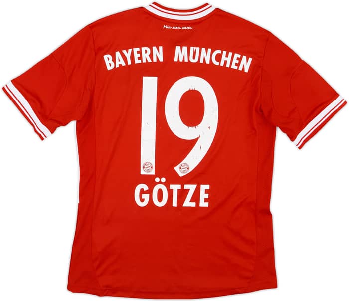 2013-14 Bayern Munich Home Shirt Gotze #19 - 5/10 - (L.Boys)