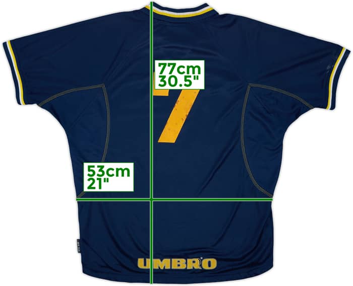 1990s Umbro Template Shirt #7 - 7/10 - (S)