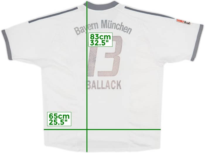 2002-03 Bayern Munich Away Shirt Ballack #13 - 5/10 - (XXL)