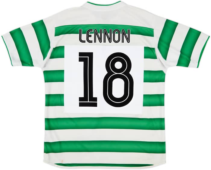 2003-04 Celtic Home Shirt Lennon #18 - 5/10 - (L)