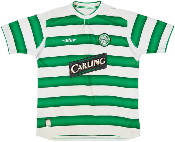 2003-04 Celtic Home Shirt Lennon #18 - 5/10 - (L)