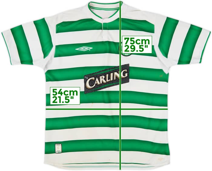 2003-04 Celtic Home Shirt Lennon #18 - 5/10 - (L)