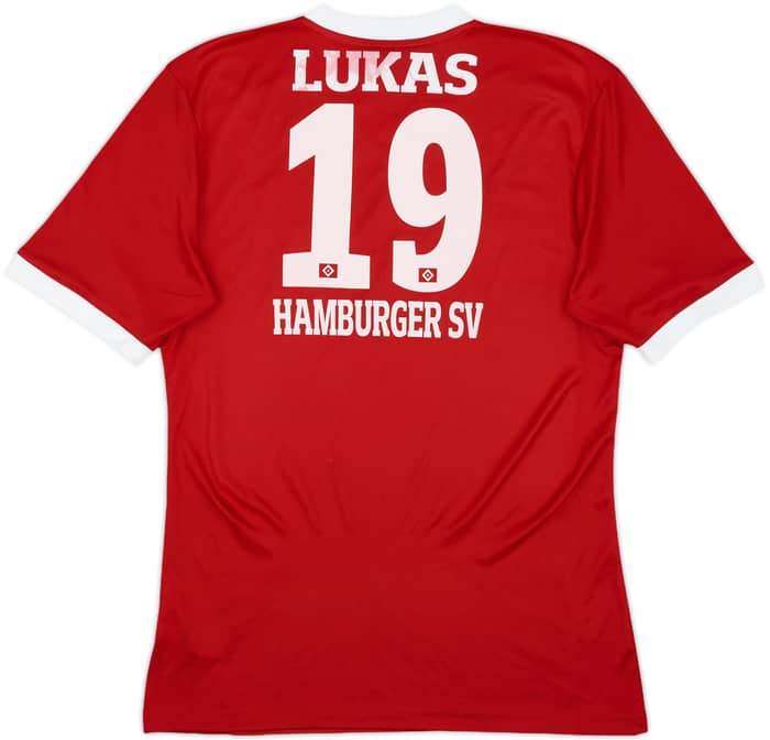 2016-17 Hamburg adidas Football School Training Shirt Lukas #19 - 7/10 - (S)