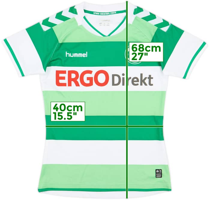 2014-16 Greuther Furth Home Shirt - 10/10 - (Women's XS)