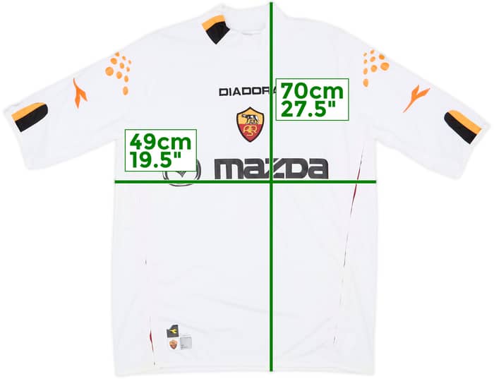 2003-04 Roma Away Shirt Totti #10 - 7/10 - (XL)