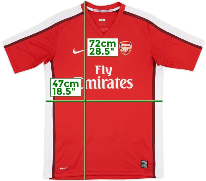 2008-10 Arsenal Home Shirt Fabregas #4 - 8/10 - (XL.Boys)