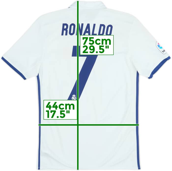 2016-17 Real Madrid Home Shirt Ronaldo #7 - 6/10 - (S)