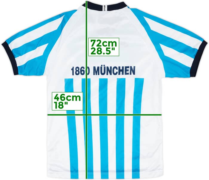 1995-96 1860 Munich Home Shirt - 9/10 - (XL.Boys)