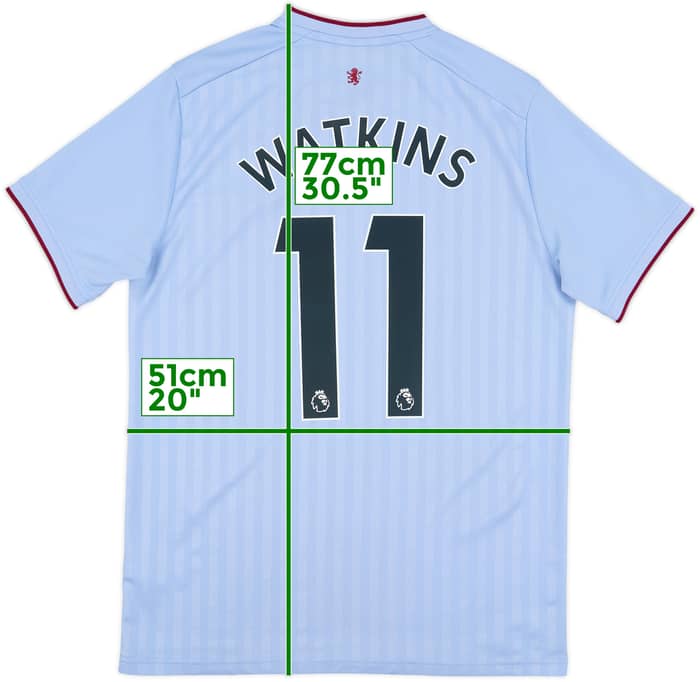2022-23 Aston Villa Away Shirt Watkins #11 - 8/10 - (M)
