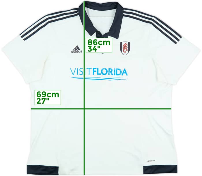2015-16 Fulham Home Shirt O'Hara #23 - 6/10 - (3XL)
