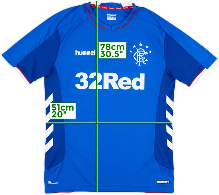 2018-19 Rangers Home Shirt - 10/10 - (L)