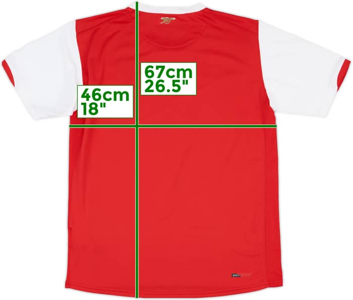 2006-08 Arsenal Home Shirt - 6/10 - (XL.Boys)