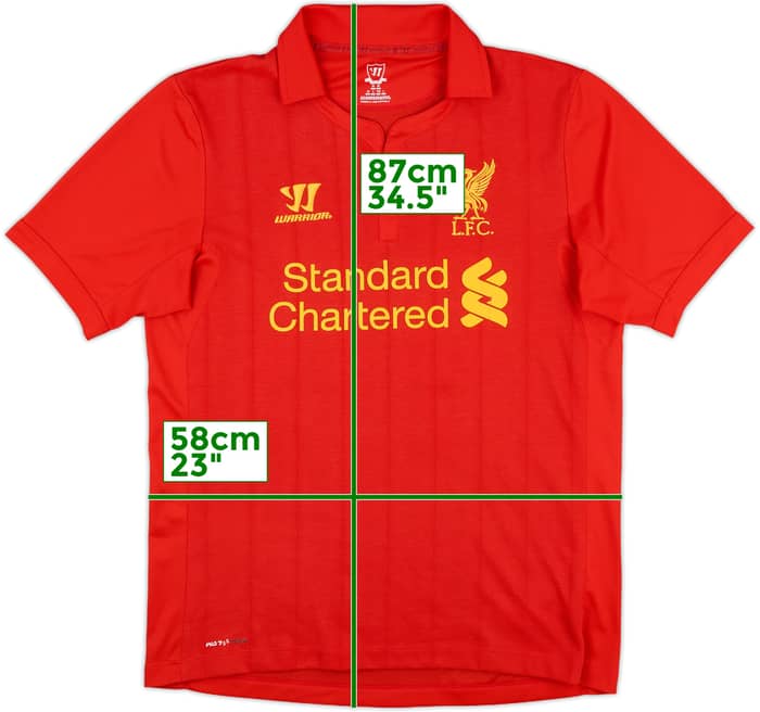2012-13 Liverpool Home Shirt Suarez #96 - 7/10 - (M)