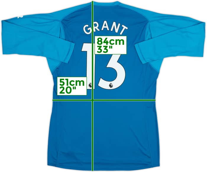 2018-19 Manchester United Home GK Shirt Grant #13 - 8/10 - (L)