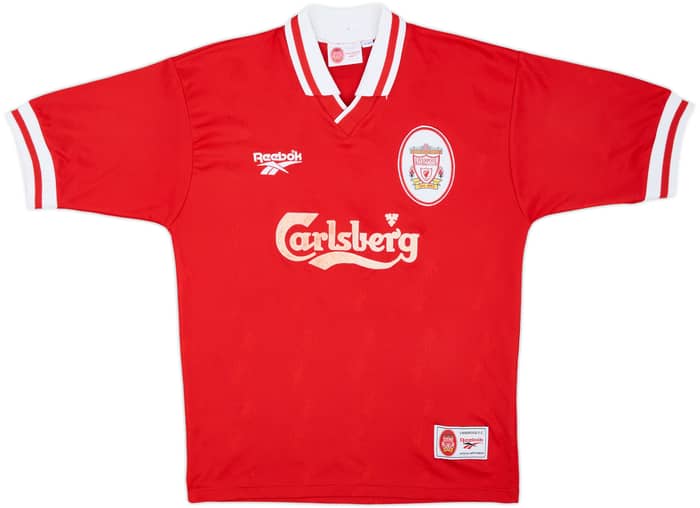 1996-98 Liverpool Home Shirt Fowler #9 - 6/10 - (M)
