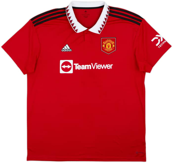 2022-23 Manchester United Home Shirt Ronaldo #7 - 6/10 - (XXL)