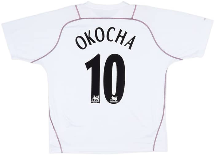 2003-05 Bolton Home Shirt Okocha #10 - 8/10 - (L)