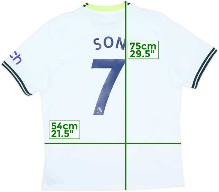 2022-23 Tottenham Home Shirt Son #7 - 10/10 - (L)