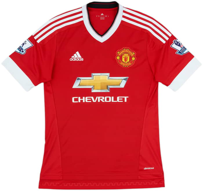 2015-16 Manchester United Home Shirt Memphis #7 - 8/10 - (S)