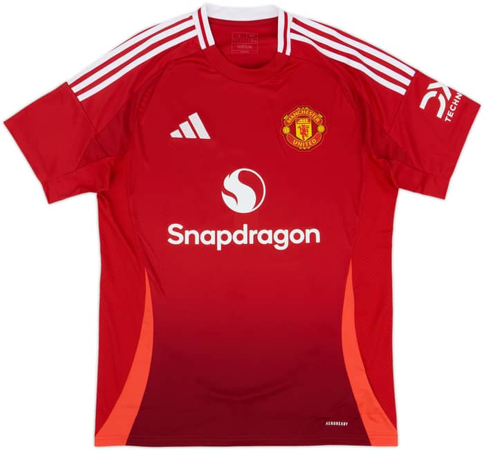 2024-25 Manchester United Home Shirt Garnacho #17 - 9/10 - (L)