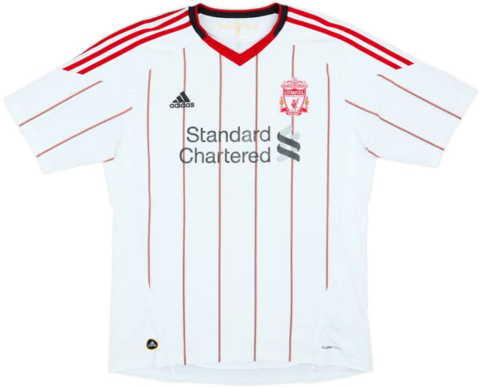 2010-11 Liverpool Away Shirt Gerrard #8 - 5/10 - (L)