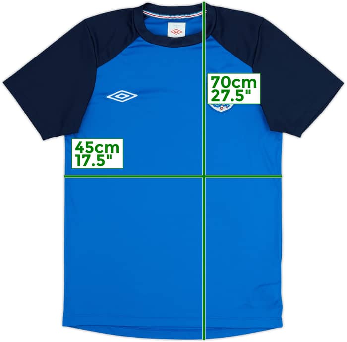 2010-11 England Umbro Training Shirt - 9/10 - (S)