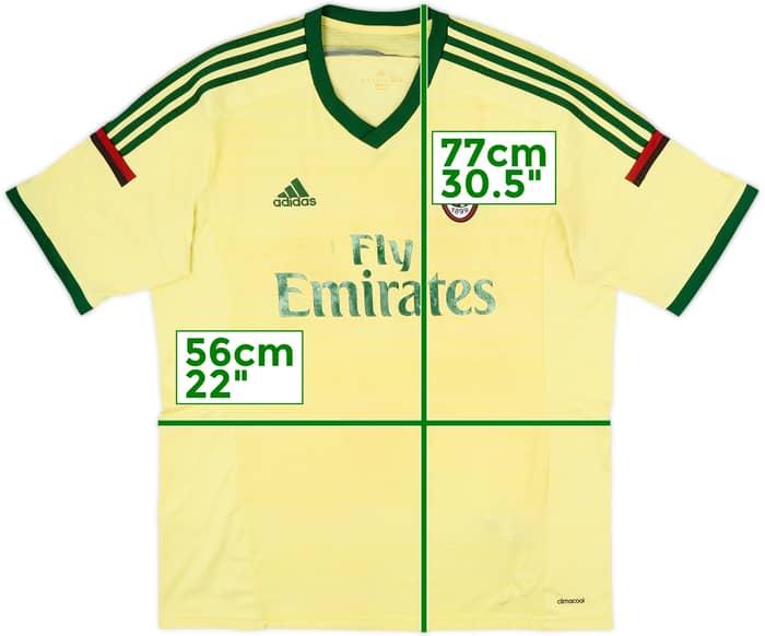 2014-15 AC Milan Third Shirt - 4/10 - (XL)