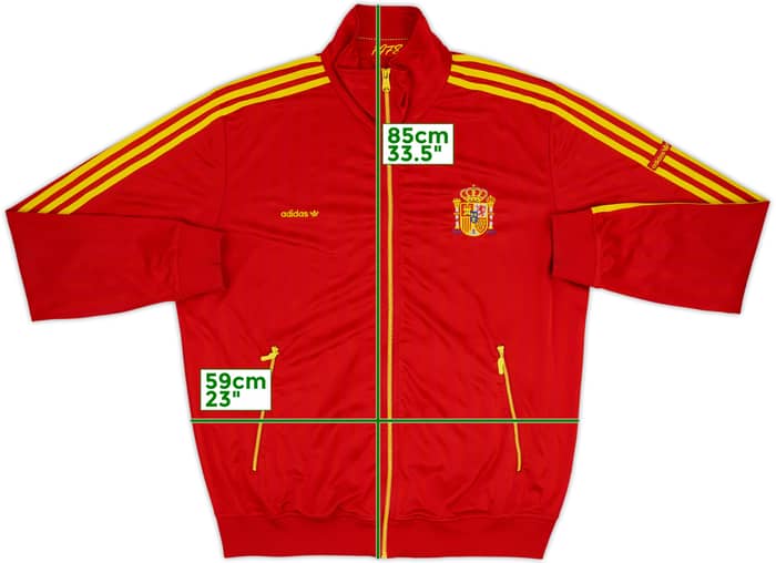 2010-11 Spain adidas Originals Track Jacket - 7/10 - (XXL)