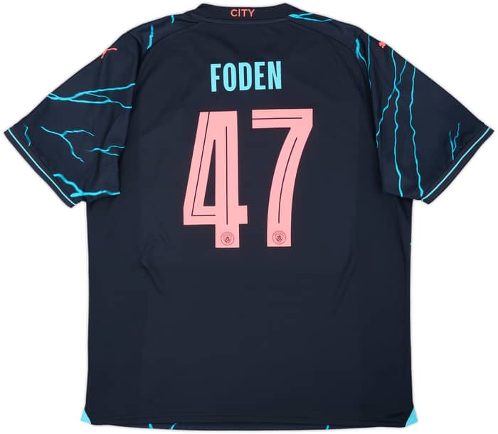 2023-24 Manchester City Third Shirt Foden #47 - 8/10 - (XL)
