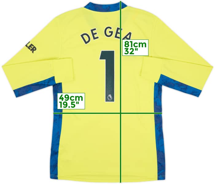 2020-21 Manchester United GK Shirt De Gea #1 - 6/10 - (M)